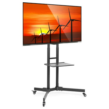 Details about   Mobile TV Cart with Tilt Mount and Wheels Portable for 32-60 Inch Flat Screen TV